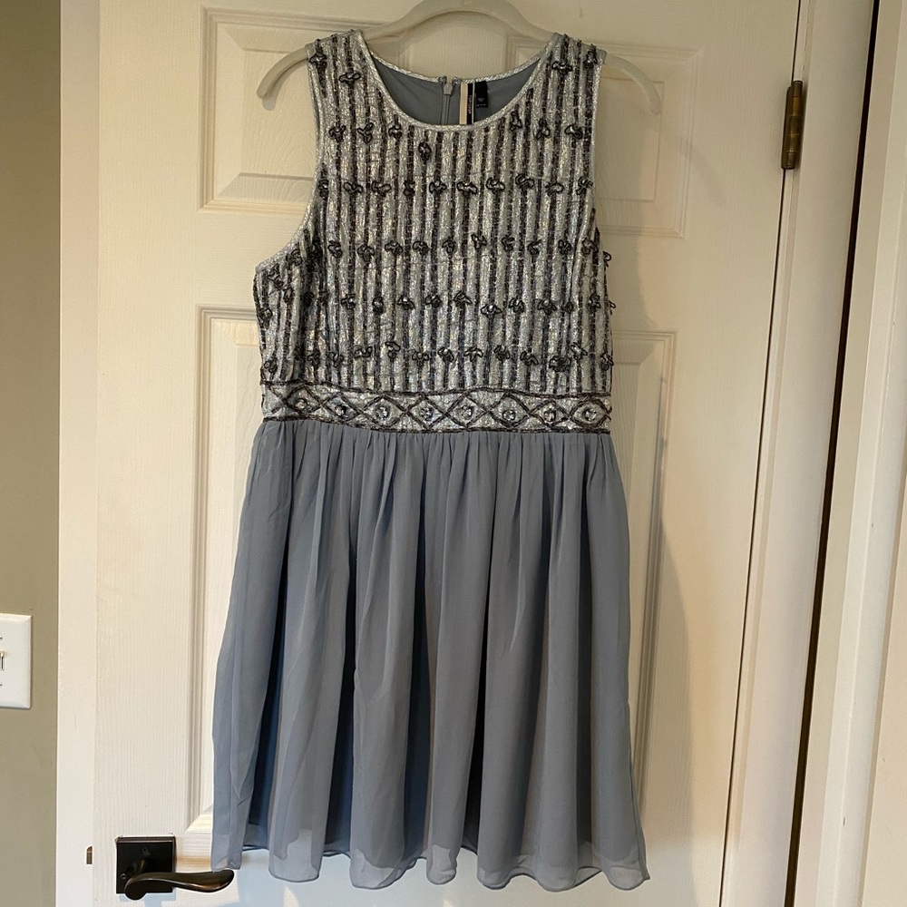 Topshop Jeweled Dress